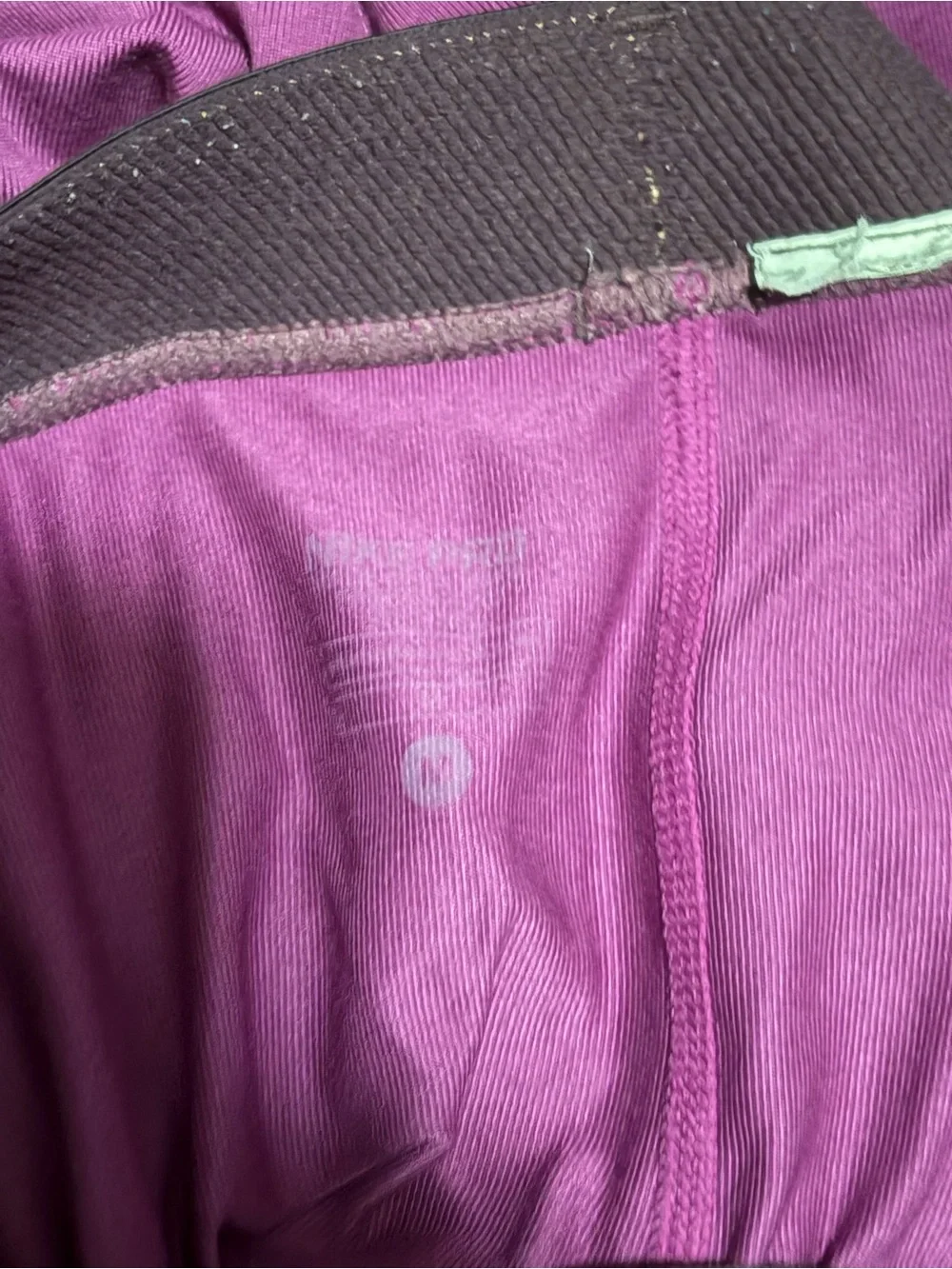 Nike Purple Capri Leggings with Pink Swoosh